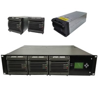 Système redresseur de réseau télécom haute efficacité 19 \ "montage en rack 220V entrée cc 48V DC 24VDC 6000W alimentation à découpage pure