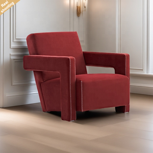 Popular estilo de ocio de gama alta moderno minimalista nórdico terciopelo sillón Silla de sala de estar - Product Image 1