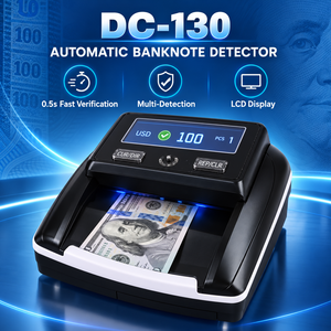Detector de Billetes Portátil DC-130-D de Plástico con Certificación CE, Verificador de Billetes con Luz UV e IR, Detector de Billetes Falsos para <span class=keywords><strong>USD</strong></span> y Euro - Product Image 2