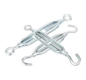 Crochets à œil en acier galvanisé zinc de type JIS DIN1480 M8 M12 M16 M24 à corps ouvert, tendeurs à œil, boulons - Product Image 3