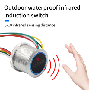 High Quality Mini Size IP68 Waterproof Metal No Touch <strong>Exit</strong> <strong>Button</strong> Infrared Sensor <strong>Exit</strong> Switch Access Control <strong>Exit</strong> <strong>Button</strong> - Product Image 3