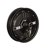 Kits de conversion électriques pour moto électrique, moteur DC sans balais 72V 3000W, double axe, étanche IP67, 16''/12''
