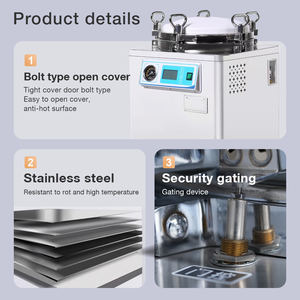 Fabrieksprijs Verticale Bout Type Autoclaaf Laboratorium Stoomsterilisator Voor Industriële Sterilisatie Hoge Laboratoriumdroogapparatuur - Product Image 2