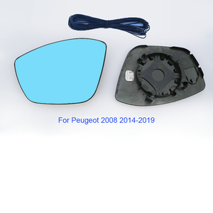 TVYVIKJ Rétroviseur Lentille en verre bleu pour <span class=keywords><strong>Peugeot</strong></span> 2008 3008 4008 <span class=keywords><strong>5008</strong></span> 2013-2019 Vue grand Angle Anti-éblouissement - Product Image 3