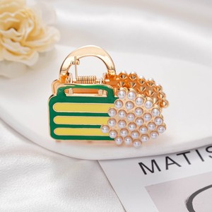 Mini Pinza para el Cabello con Forma de Jarra de Cerveza, Imitación de Perla, Esmalte, Aleación de Zinc, Pinza de Tiburón, Linda Taza de Bebida Decorativa, Accesorios para el Cabello de Mujer - Product Image 3