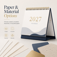 Fournisseur d'impression 2027 – Nouveau calendrier de bureau personnalisé et économique pour la planification hebdomadaire – Impression de mémos de bureau sur mesure