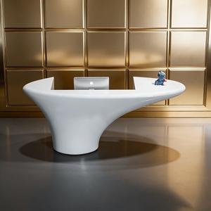 Q016 High End Durable CEO Room FRP <b>Bar</b> Counter Reception Desk for Nightclub Lounge Hotel <b>Bar</b> Restaurant Patio Private Club - Product Image 5