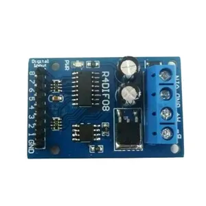 R4dif08 8 bit chuyển đổi kỹ thuật số TTL lvttl CMOS IO đầu vào UART RS485 modbus rtu mô-đun cho PLC mở rộng