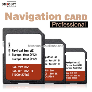 Carte SD en plastique SMIOST pour <span class=keywords><strong>TomTom</strong></span> Sat Nav <span class=keywords><strong>GPS</strong></span> pour VW AZ V12 Europe Sharan California avec modification de la navigation CID - Product Image 6