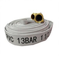 Tuyau d'incendie en PVC Hong'an de haute qualité 13 bars DN40 30m avec raccord en laiton américain pour la protection incendie
