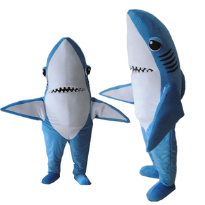 Costume de poisson <span class=keywords><strong>bleu</strong></span> / Costume de mascotte de <span class=keywords><strong>requin</strong></span> / Costumes de mascotte de cosplay Chine - Product Image 4