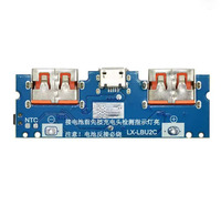 Carte de charge pour batterie au lithium avec LED, double USB 5V 2.4A, Micro Type-C, module de charge 18650, circuit imprimé pour batterie externe mobile