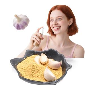 Poudre <span class=keywords><strong>d</strong></span>'<span class=keywords><strong>ail</strong></span> naturelle à 5% <span class=keywords><strong>d</strong></span>'allicine, qualité alimentaire, en forme de graines, emballage en fût de 25 kg, pour la santé et l'amélioration, offre spéciale pour les fabricants - Product Image 1
