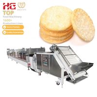 Ligne de production de chips de riz entièrement automatique en acier inoxydable, solution clé en main pour usine, capacité personnalisée, grande échelle, pour snacks.