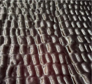 Mantas fruncidas de doble cara de piel sintética de conejo, lujosa manta de visón de piel ponderada Reversible suave de 60x72 pulgadas, color blanco - Product Image 5