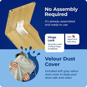 Tùy Chỉnh Truyền Thống Phong Cách Tre Có Thể Gập Lại Nhà Vệ Sinh Phân Đóng Mở Dành Cho Người Lớn Phòng Tắm Squatty Bô Bước Phân Gấp Phòng Tắm Phân - Product Image 4