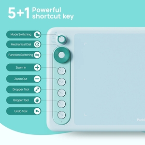 <span class=keywords><strong>Parblo</strong></span> intangbo X7 7.2x4.5 inch nghệ thuật kỹ thuật số vẽ máy tính bảng tùy chỉnh 6 phím đồ họa máy tính bảng cho bản vẽ kỹ thuật số - Product Image 4