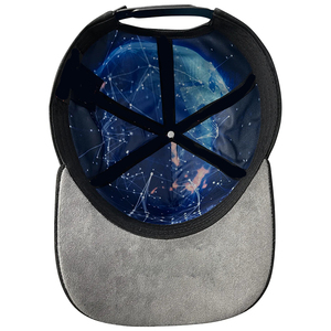 Gorra Urbana Hip Hop con Bordado 3D, Estilo 2026, Negra, con Chip NFC, Estructurada, de Gamuza, Personalizable, Unisex - Product Image 4
