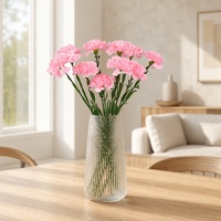Bouquet de fleurs artificielles en soie de 8 cm, style pastoral, pour la fête des mères, la Saint-Valentin, arrangements en panier, idéal pour l'accueil