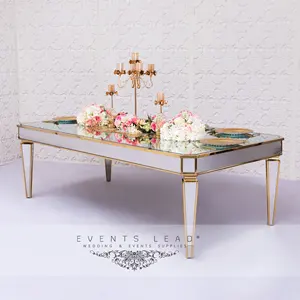 Sale New Design Golden Stainless Steel SIRONA Wedding Buffet Table