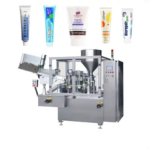Automatic Super Glue Alu Tubes Filling Machine Cosmetic Cream Plastic Soft Tube Filling And Ultrasonic Sealing Machine