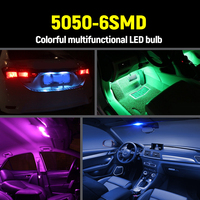 Hohe helligkeit led-lampe für fahrzeug t10 w5 w 194 168 5050 auto-glühbirne kennzeichenplatte lampe glühbirnen zubehör auto