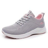 Chaussures de sport décontractées pour femmes, à lacets, respirantes, en maille, à talon bas, idéales pour l'été – Nouveauté à recommander