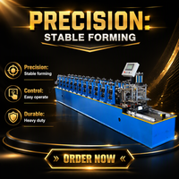 Machine de formage de rouleaux pour portes à volets roulants automatiques, système de rouleaux motorisé pour construction en acier