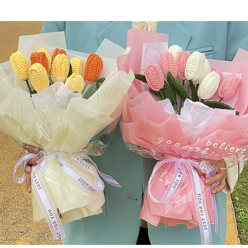 Blumenverpackungsnetz Mit Grünem Rand - 3,65m Zerknittertes Mesh Papier Für Sträuße