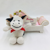 Offre Spéciale – Jouets en Peluche Personnalisés OEM en Forme de Souris Grise Mignonne – Porte-clés en Peluche Douce de 10 cm pour Sac