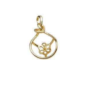 Accessoire DIY en argent 925, finition brillante, perle pour bijoux, support vide, pendentif gourde porte-bonheur, 11-12, capuchons de perles pour bijoux en argent 5901 - Product Image 5