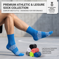 Chaussettes de sport rembourrées à logo personnalisé pour athlètes, basketball, course à pied, respirantes, avec soutien de la voûte plantaire et compression, vente en gros