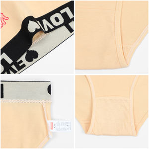 UOKIN Kiss <span class=keywords><strong>me</strong></span> love print donne mutandine biancheria intima di cotone <span class=keywords><strong>per</strong></span> giovani donne sexy mix 8 colori design all'ingrosso DF0071 - Product Image 4