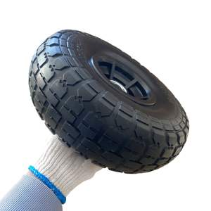 Roue en caoutchouc pour chariot à roues / Roue en mousse PU / Roue en mousse de polyuréthane / Roue de <span class=keywords><strong>tondeuse</strong></span> à gazon / Roue de chariot à outils / Outils logistiques d'entrepôt - Product Image 1