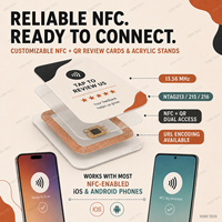 Tarjeta NFC Personalizada Vorx Tech para Reseñas de Google, NTAG213 PVC, Tarjeta con Código QR para Reseñas de Negocios, OEM