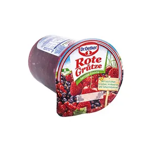 Yasonpack succo di frutta tagliato carta goffrata foglio di alluminio tagliato Pet Yogurt Lidding Foil coperchi fustellati