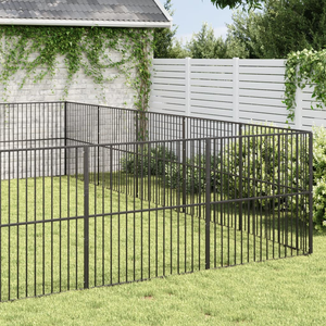 Parc de jeu semi-ouvert pour animaux de compagnie en acier galvanisé, vente directe usine, parc pour chiens 20 panneaux, parc pour animaux de compagnie <span class=keywords><strong>à</strong></span> <span class=keywords><strong>vendre</strong></span> - Product Image 3