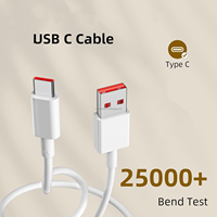 Kabel pengisian daya Cepat USB 90W, kabel pengisian daya Cepat USB 90W Turbo Tipe C untuk Xiaomi 15 14 13 12 11 10 Ultra Redmi Note 12T 13 Pro 90W