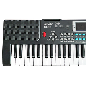 <span class=keywords><strong>Clavier</strong></span> de piano électrique 54 touches en plastique avec haut-parleur intégré, design compact, multifonctionnel, orgue électronique à accord simple, alimentation USB - Product Image 3
