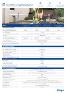 Batería Deye AE-F2.56 de 2.56KWH LiFePO4 SUN-BK80/160/200/250-2.56KWH-EU-AM4-18L Sistema de Almacenamiento de Energía Microhíbrido - Product Image 4
