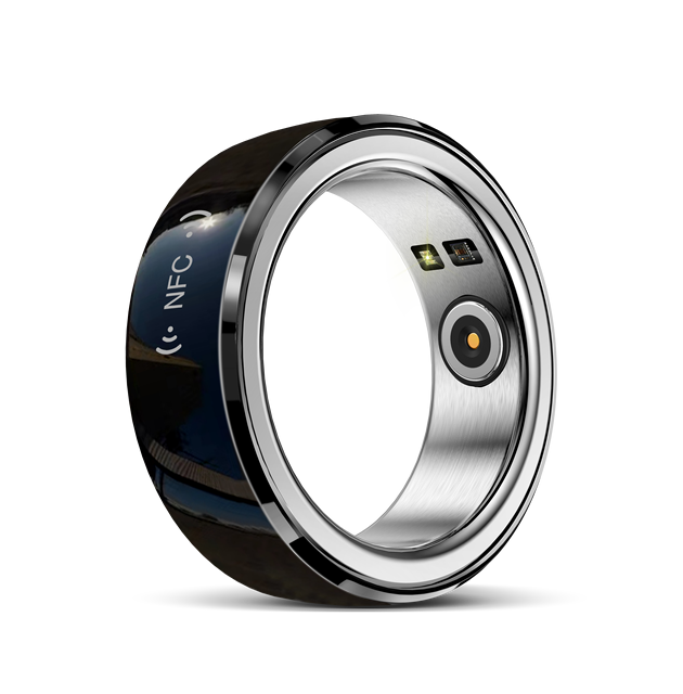 New Smart Ring With APP Heart Rate Monitor Sleep Blood Oxygen Waterproof Bt Couple Finger Smart Ring for Health Tracking