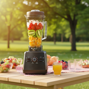 Blender - Mixeur de cuisine multifonctionnel pour la maison, pour l'extraction, la préparation de smoothies et de repas pour bébés, multifonctionnalité pour la maison - Product Image 2