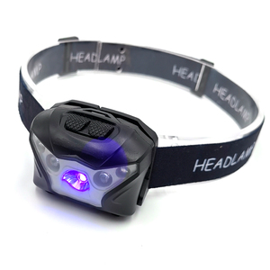 뜨거운 판매 Usb 충전식 <span class=keywords><strong>5</strong></span> Leds Uv 전조등 Blacklight 헤드 라이트 - Product Image 2
