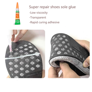 OEM Tube Clear Strong Shoe <span class=keywords><strong>Glue</strong></span> Reparación de suelas, talones, parches Agujeros pequeños-Bonds 0,7 OZ Secado rápido, cuero impermeable, caucho, pegamento de vinilo - Product Image 2