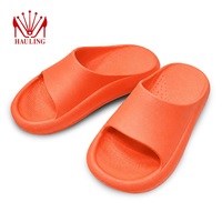 Sandales tendance en EVA à semelle épaisse avec logo personnalisé, vente en gros, confortables, plateforme, pantoufles d'intérieur et d'extérieur