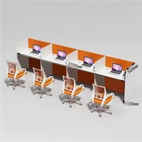 Meubles de bureau modernes, poste de travail en cubicle pour centre d'appels, table de bureau à domicile, cloison de bureau, bureau d'ordinateur, poste de travail