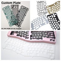 Yecheng Custom 60% Aluminum Cover Case Mechanical Keyboard Board Keycaps Gaming Keyboard Case CNC Machining