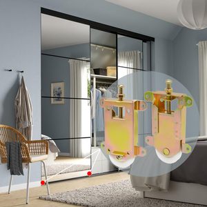 Rodillos <span class=keywords><strong>de</strong></span> Repuesto RHETECH al por Mayor para Puertas Correderas <span class=keywords><strong>de</strong></span> Armario con Espejo, Herrajes para Ruedas <span class=keywords><strong>de</strong></span> Puertas <span class=keywords><strong>de</strong></span> Armario, Apto para Contratistas - Product Image 3