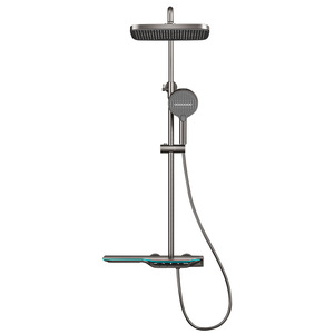 Jboyuan Thermostatic Shower Set With Ambient Light Large Rainfall Head And Handheld Spray Luxury Bathroom Fixture - Product Image 5