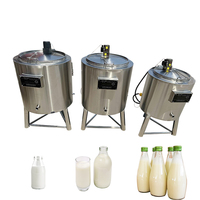 Pasteurisateur de Lait en Batch, Cuve SUS304, Machine de Pasteurisation à Chauffage Électrique pour Lait Frais, Jus de Fruits, Yaourt, Petite Ferme Laitière